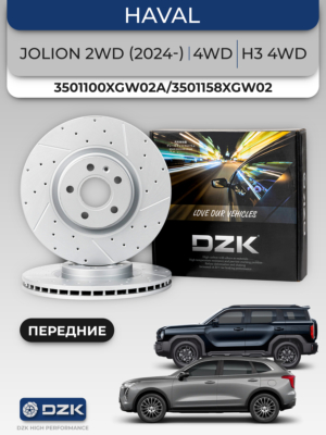 HAVAL Jolion 4WD/2WD 2024/H3 4WD. Передние вентилируемые тормозные диски. 3501100XGW02A
