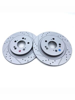 HAVAL DARGO/ HAVAL F7 (II) NEW/H6/H7 задние слотированые/перфорированные тормозные диски (комплект), 3502105XGW01A - Миниатюра 1